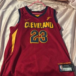 NBA authentic Nike. LeBron James Cavaliers Jersey.